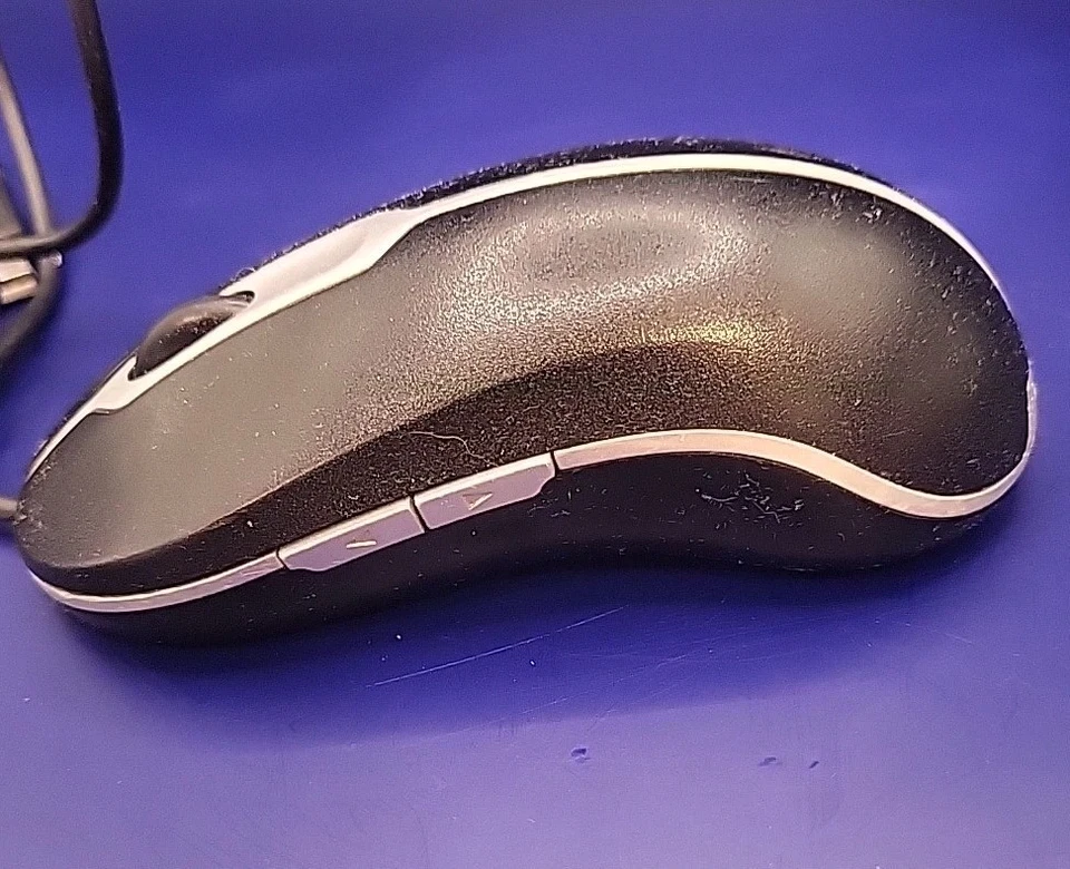 Dell OMY897 Black and Silver USB 5 Button Wheeled Computer MOABBO for Gaming PC - Image 2 of 3