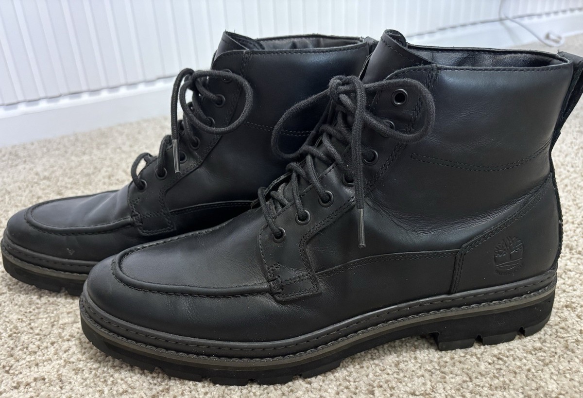 Timberland,‎ Port Union Moc-Toe Waterproof Boot, Mens Size 9 Timberland Port Union Full Grain Leather Moc Toe Waterproof  main image 2