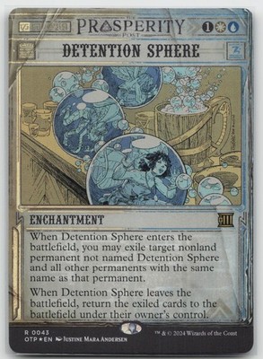 Detention Sphere Foil Outlaws of Thunder Junction: Breaking News 43 R LP MTG
