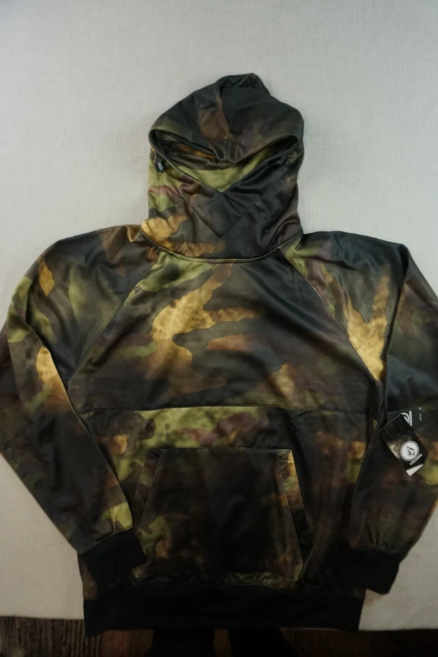 Volcom Men's Hydro Riding Size Xl Camo Snowboard Ski Hoodie Water Resistant - Image 2 of 4