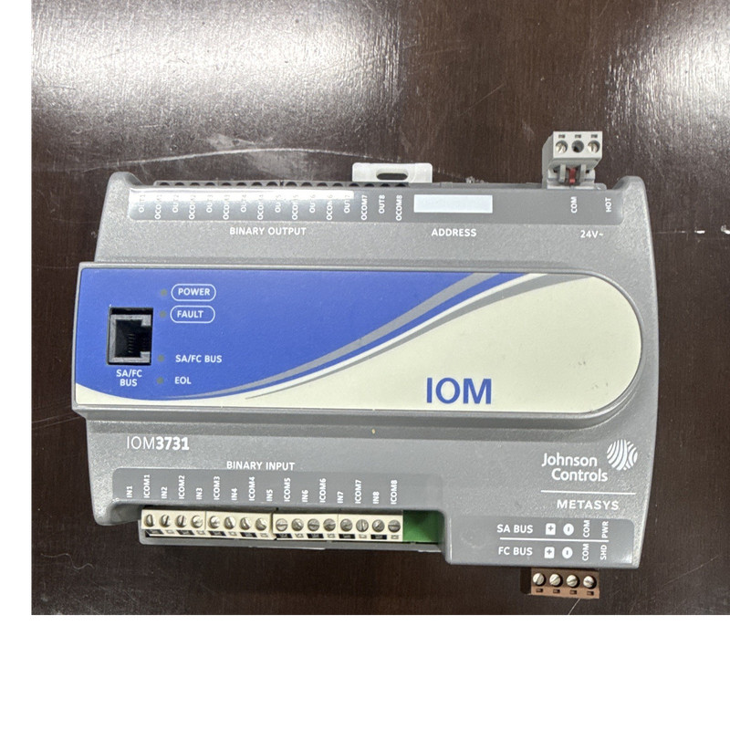 Johnson Controls Metasys IOM3731 Digital PLC Binary I/O Module 24V