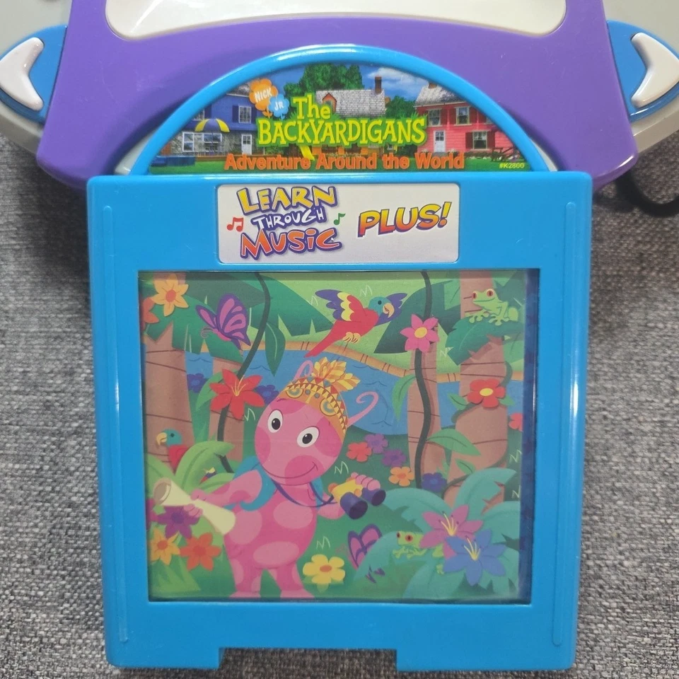 2004 Mattel Learn Through Music Cartridge Backyardigans Microphone  PARTS Repair - Image 2 of 4