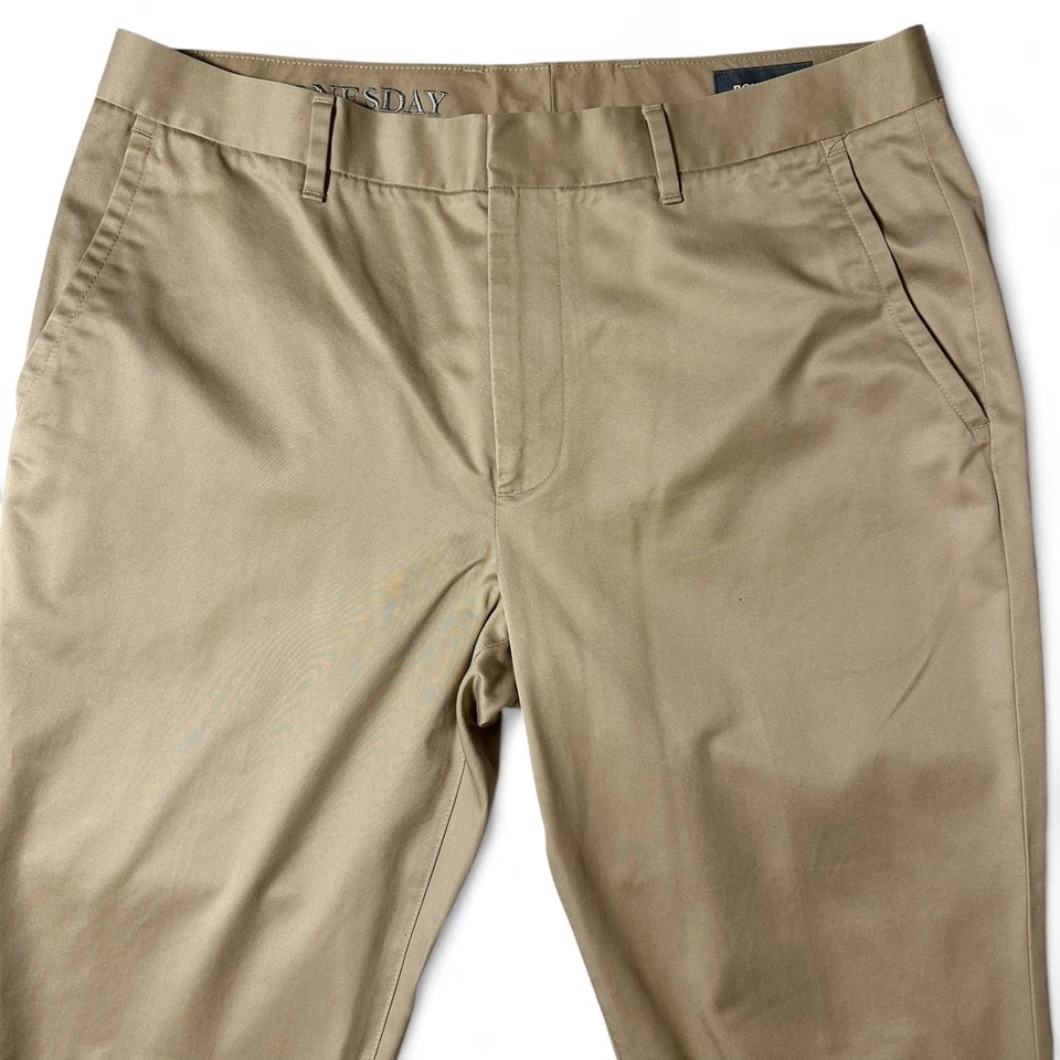Bonobos Weekday Warrior Wednesday Pants Mens Sz 34x34 Beige Straight Leg Chino - Image 2 of 4