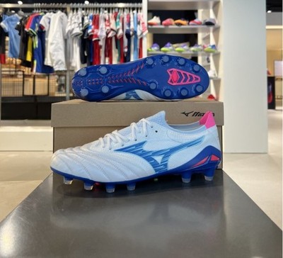 Mizuno Morelia Neo IV Beta Elite MD Soccer Cleats White P1GA254225