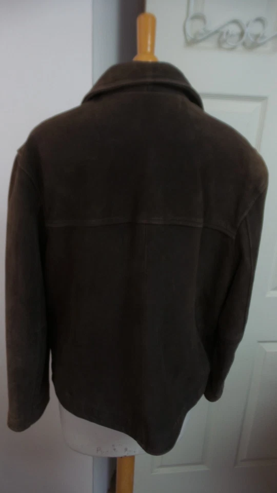 THE LIMITED CHAQUETA DE GAMUZA MARRÓN OSCURO PARA MUJER talla XLRG BOLSILLOS CERRADOS PESADOS A PRESIÓN Foto 2 de 4