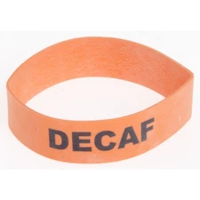 Service Ideas FBDECAF Decaf Flavorband Label - 6 / CS