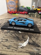 McLaren 570S Coupe year 2016 blue metallic / black 1:43 Altaya