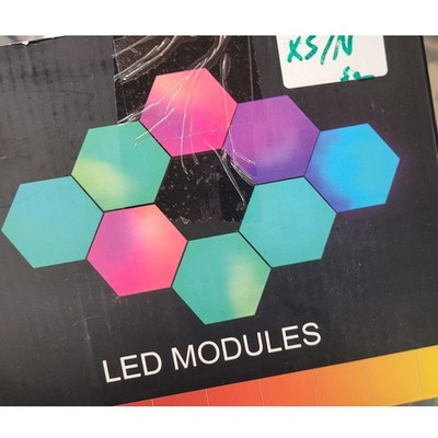 Quantum Light Hexagon RGB LED Modules DIY Gaming Room Wall Decor