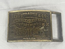 Levi's Brass Belt Buckle