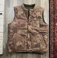 Sitka Camo Hunting Reversible RARE Military Green Fine Crown Quality Large 