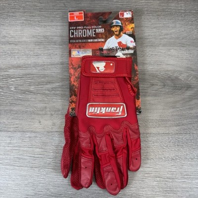 Franklin CFX PRO Full Color Chrome Batting Gloves Red - Youth