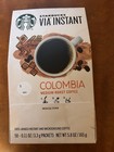 NEW!! (50) STARBUCKS VIA INSTANT Columbian ROAST COFFEE - 0.11 Oz Packet 9/14/25