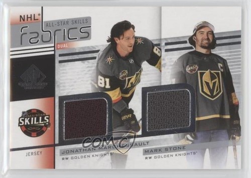 2022-23 SP Game Used NHL All-Star Jersey Duals Jonathan Marchessault Mark Stone