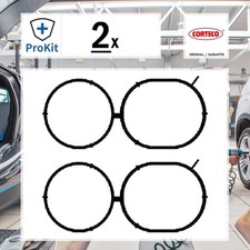 2x ORIGINAL® Corteco Dichtung, Ansaugkrümmer für Honda CR-V II CIVIC VII