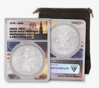 2026 ANACS MS70 Silver Eagle Dual Dated Daniel Carr Overstrike Independence