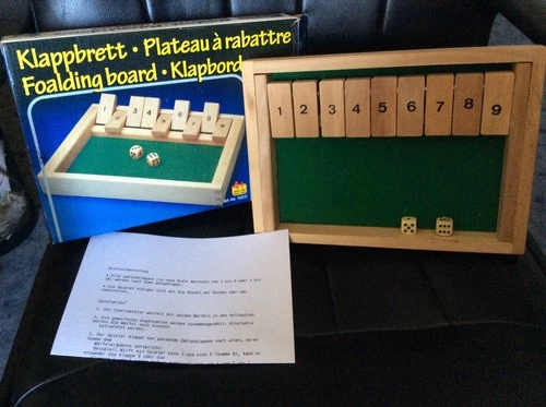 Beluga 10021 - Wooden Folding Board, Dice Game