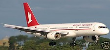B-757 Royal Tongan B757 Airplane Desktop Wood Model Regular Free Shipping