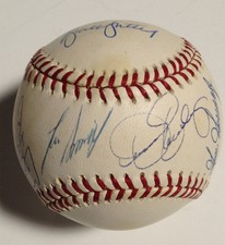 Goose Gossage Bruce Sutter Lee Smith Most Saves Signed 7 Auto Hof Baseball Coa