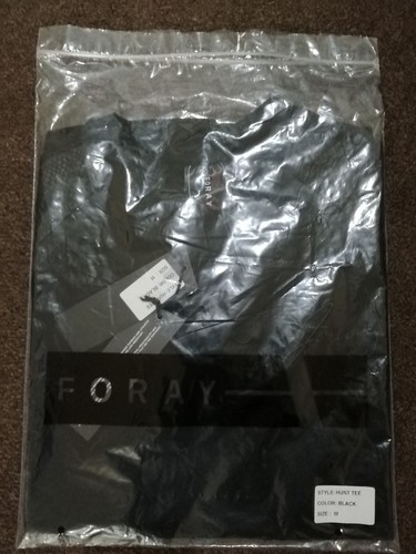 FORAY HUNT T-SHIRT COTTON MENS MEDIUM BLACK BRAND NEW WITH TAGS - Picture 8 of 8