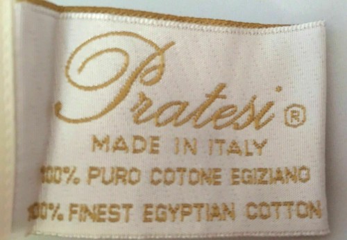 PRATESI CLASSIC HEMSTITCHED 1 STANDARD SHAM IVORY COTTON SATEEN ITALY ITALIAN - Picture 4 of 5