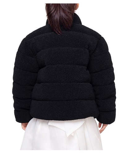 Rokka&Rolla Girls' Fuzzy Shaggy Puffer Jacket Winter Coat - Picture 21 of 31