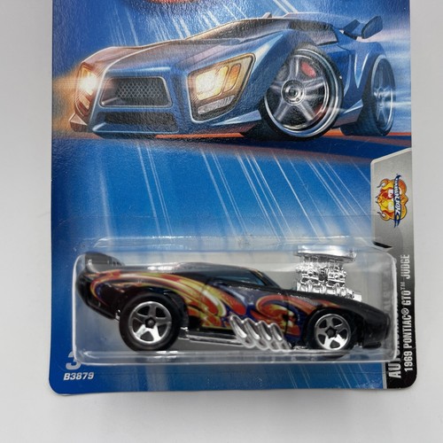 2004 Hot Wheels #158 Autonomicals 1/5 1969 Pontiac GTO Judge Black 5Spoke New - Picture 3 of 7