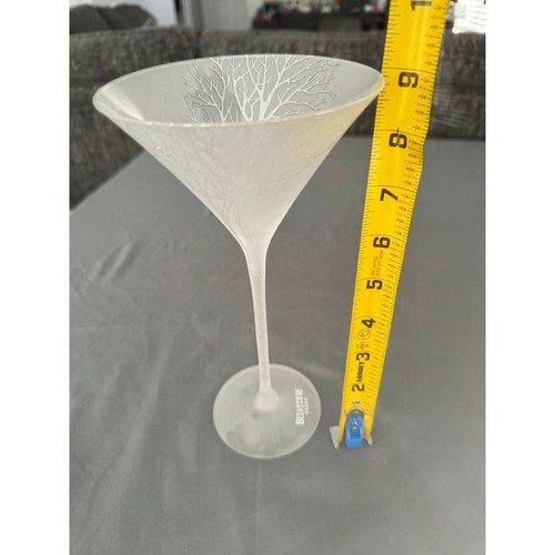 Langer Stiel, mattiertes Martini Glas - Bild 4 von 8