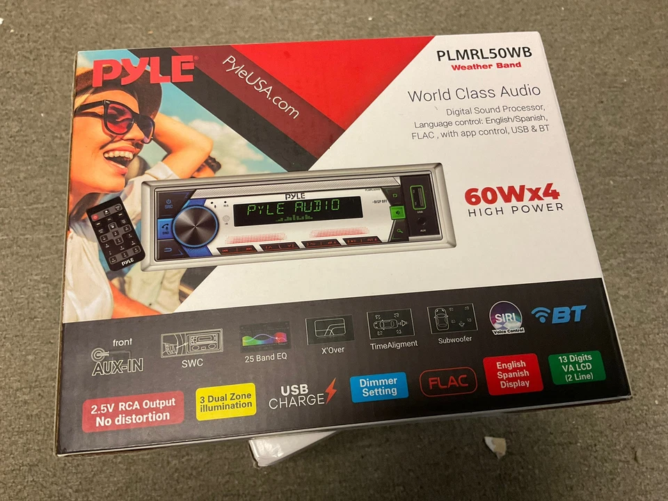 Pyle Bluetooth Radio Stereo Headunit  / Wire Less Speakers 6.5”  System - Image 4 of 4