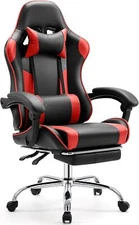 PU Leather Video Ergonomic Computer Gaming Desk Chair Adjustable Swivel Recliner