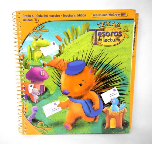 Macmillan/McGraw-Hill Texas Tesoros de lectura Teacher Edition Grade K Unit 6 - Foto 1 di 3