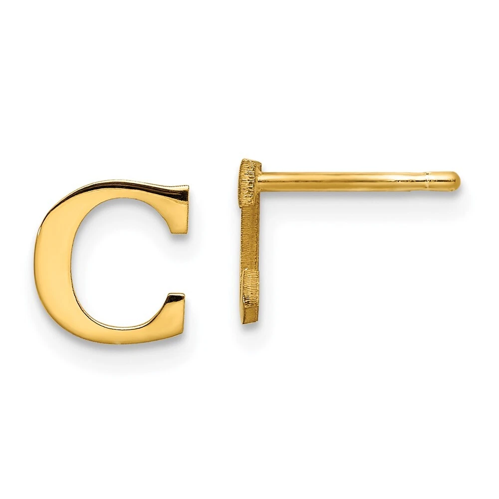 C 2024 initial earrings
