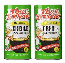 2 PACK - Tony Chacheres Original Creole Seasoning 17 oz