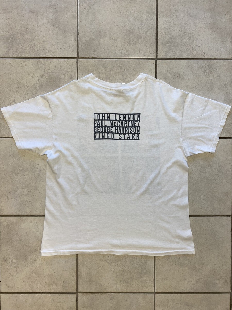 1990s The Beatles The White Album Photos T-Shirt XL Rock