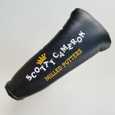 SCOTTY CAMERON BLACK MILLED PUTTERS HEADCOVER