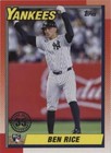 2025 Topps Series 1 - Ben Rice #T90-19