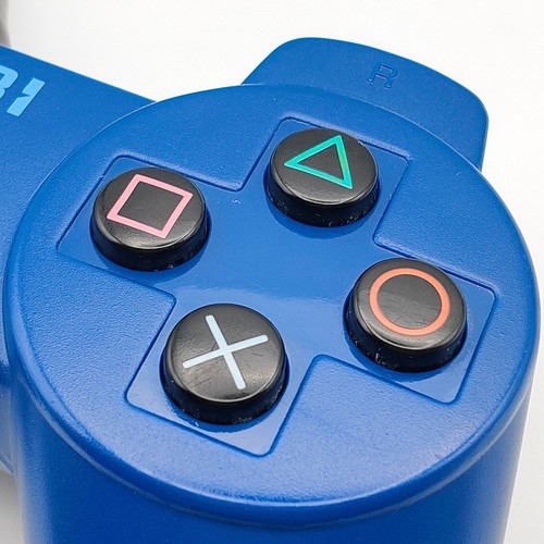 Hori Pad Controller 1996 Sony PlayStation PS1 Blue SLPH-00033 - Picture 15 of 20