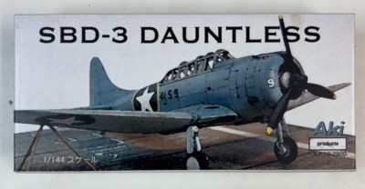Exquisite 1/144 Aki products SBD-3 Dauntless resin kit #A.P.10-2800