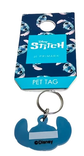 DISNEY • STITCH Pet Tag Portachiavi Keychain PRIMARK NUOVO - Foto 2 di 2