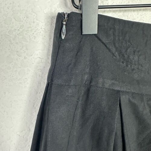 Theory Skirt Womens Size 0 Black Pleated High Waist Preppy Schoolgirl Academic - Picture 3 of 7