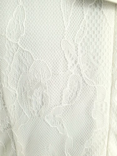 Damen Kleid Brautkleid Standesamt Abend Kleid Spitzekleid GR: 38-40 cremeweiß - Bild 6 von 6