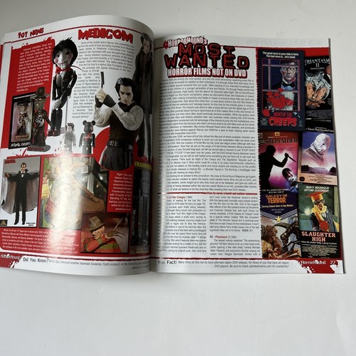 HorrorHound Mag Issue #13-Sept 2008-25 Years of Thriller-OOP-Michael Jackson - Picture 6 of 9