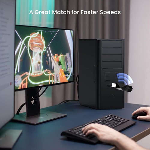 1800Mbps WiFi6 Dual Band Wireless USB WiFi Adapter Dongle USB 3.0 for PC Desktop - 第 6/10 張圖片