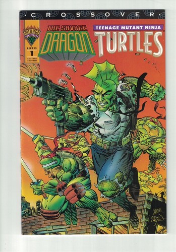 Savage Dragon Teenage Mutant Ninja Turtles Crossover #1 Mirage Comics NM Unread - Picture 2 of 4