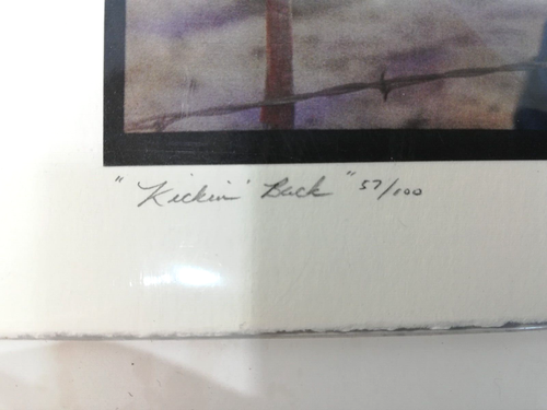 Limited Edition signed Print "Kickin' Back" by Padgett McFeely 8x10" New in Pack - Bild 3 von 8