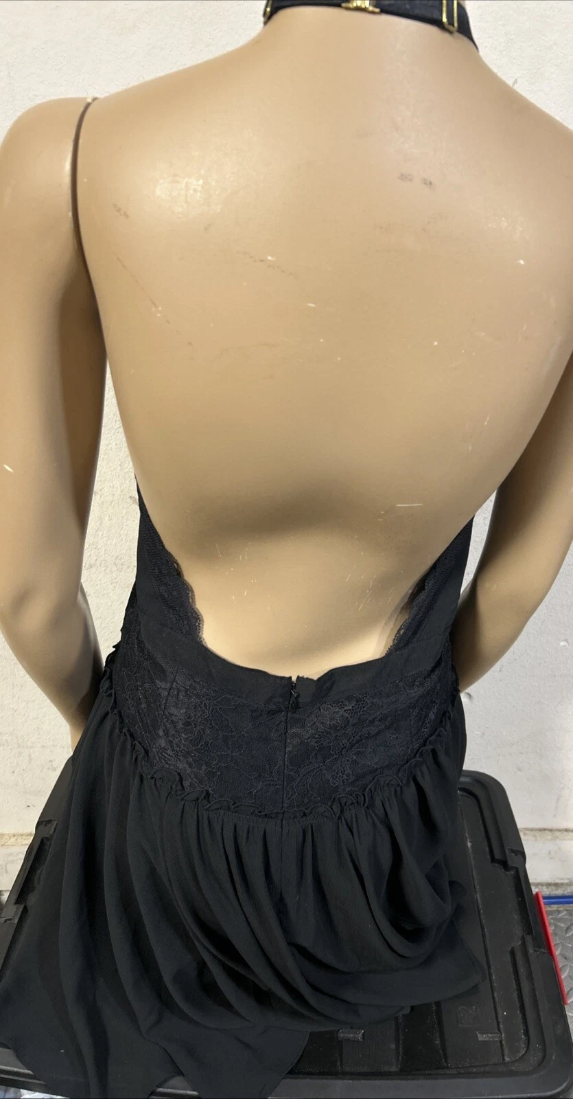 UNDERCOVER Abito VICTORIAS SECRET nero aderente e svasato. Taglia 4