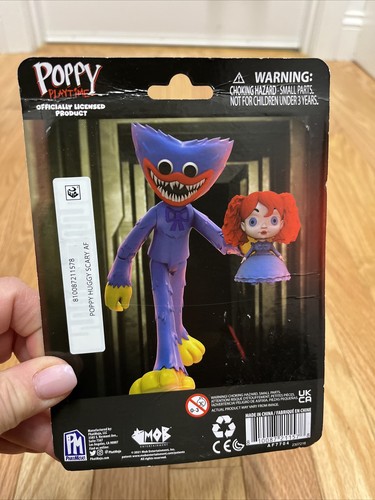 Poppy Playtime 5" Official Collectible Action Figure Huggy Wuggy and poppy New - Picture 2 of 2