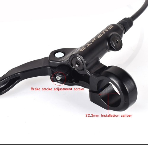 FMFX Hydraulic Disc Brake set (Front Rear 160mm) Rotors and adaptive hardware - Picture 6 of 12