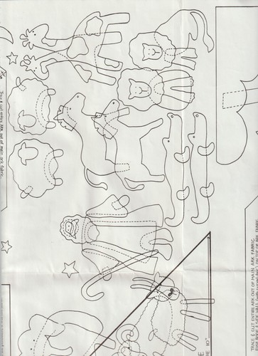 Debbie MUMM Quilt Pattern NOAH & FRIENDS Full PATTERN + Instructions Uncut - Picture 7 of 7