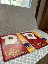 15 Sheets Avery 8 1/2 x11 T-shirt Transfers for Inkjet Printers