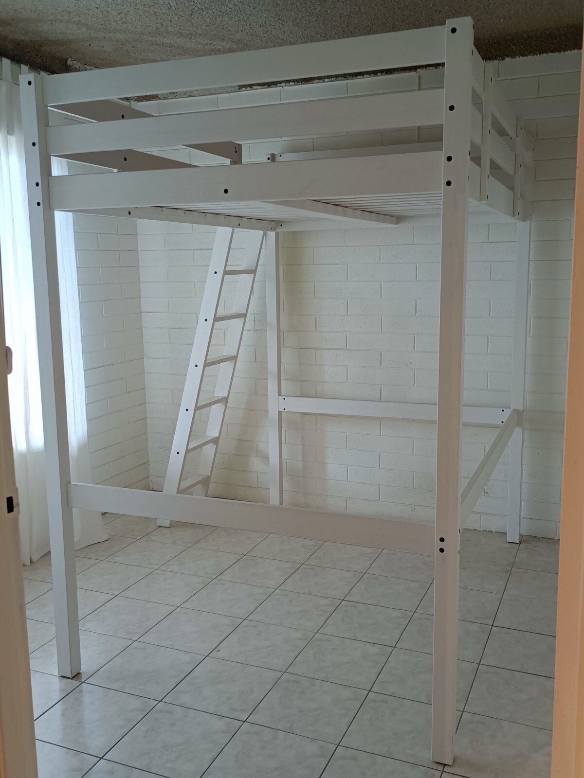 Ikea Stora Double Loft Bed Frame White BunkAlternative 302.420.88